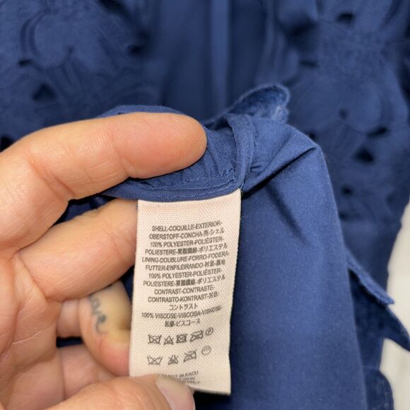 Womens Size M Saylor X FP Dahlia Dress Navy EUC - Picture 6 of 7